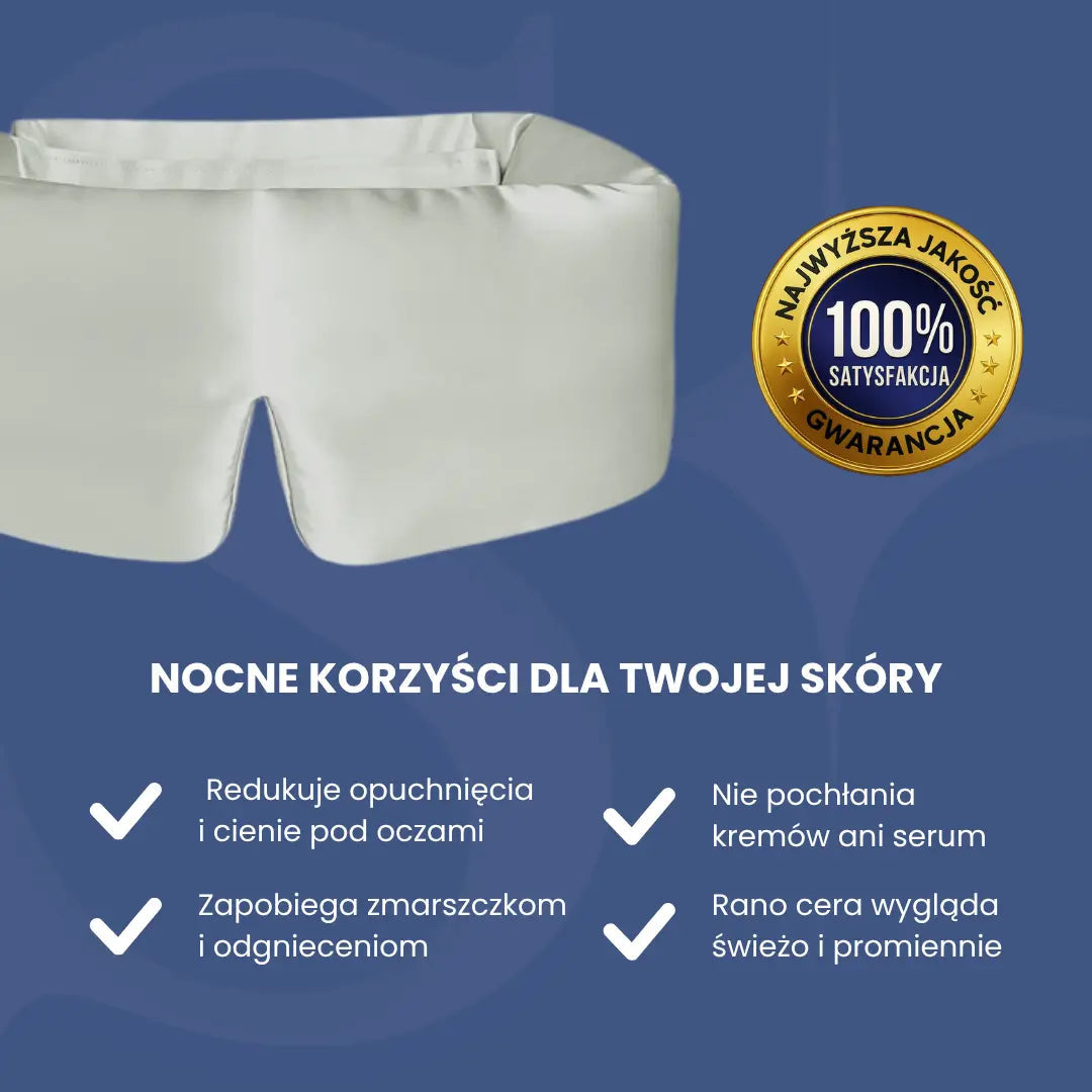 SleepLuxe – Satynowa opaska do snu
