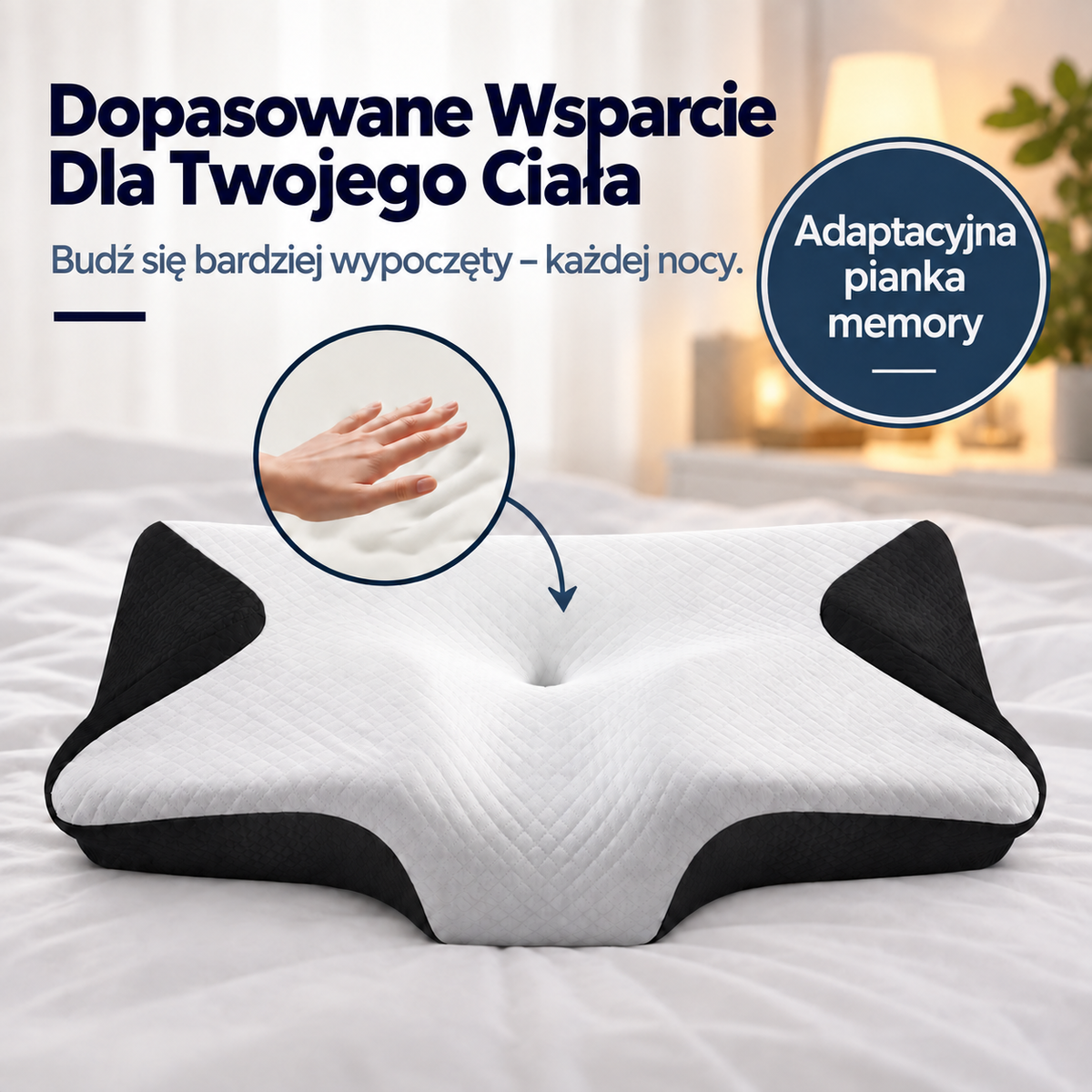 Ergonomiczna poduszka do spania – na szyję i lepszy sen