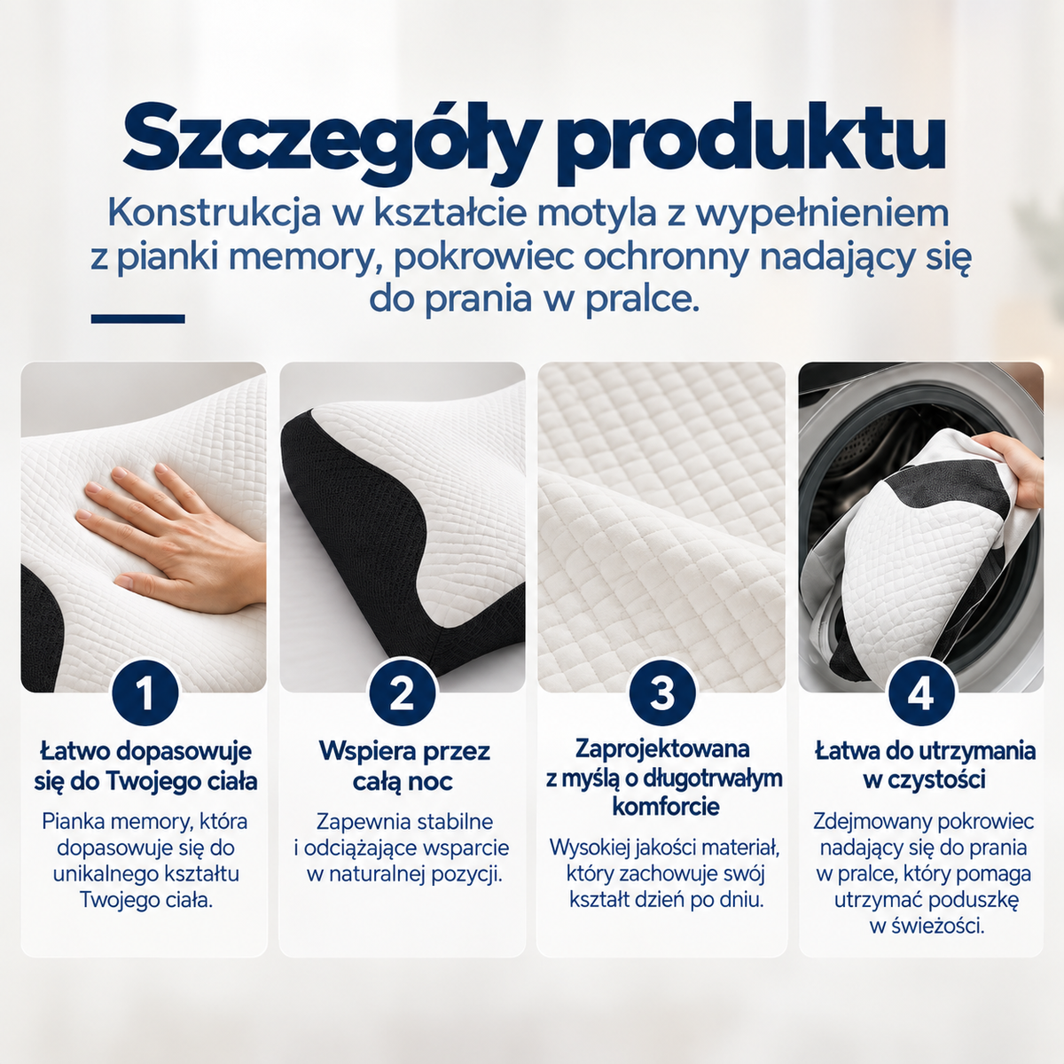 Ergonomiczna poduszka do spania – na szyję i lepszy sen