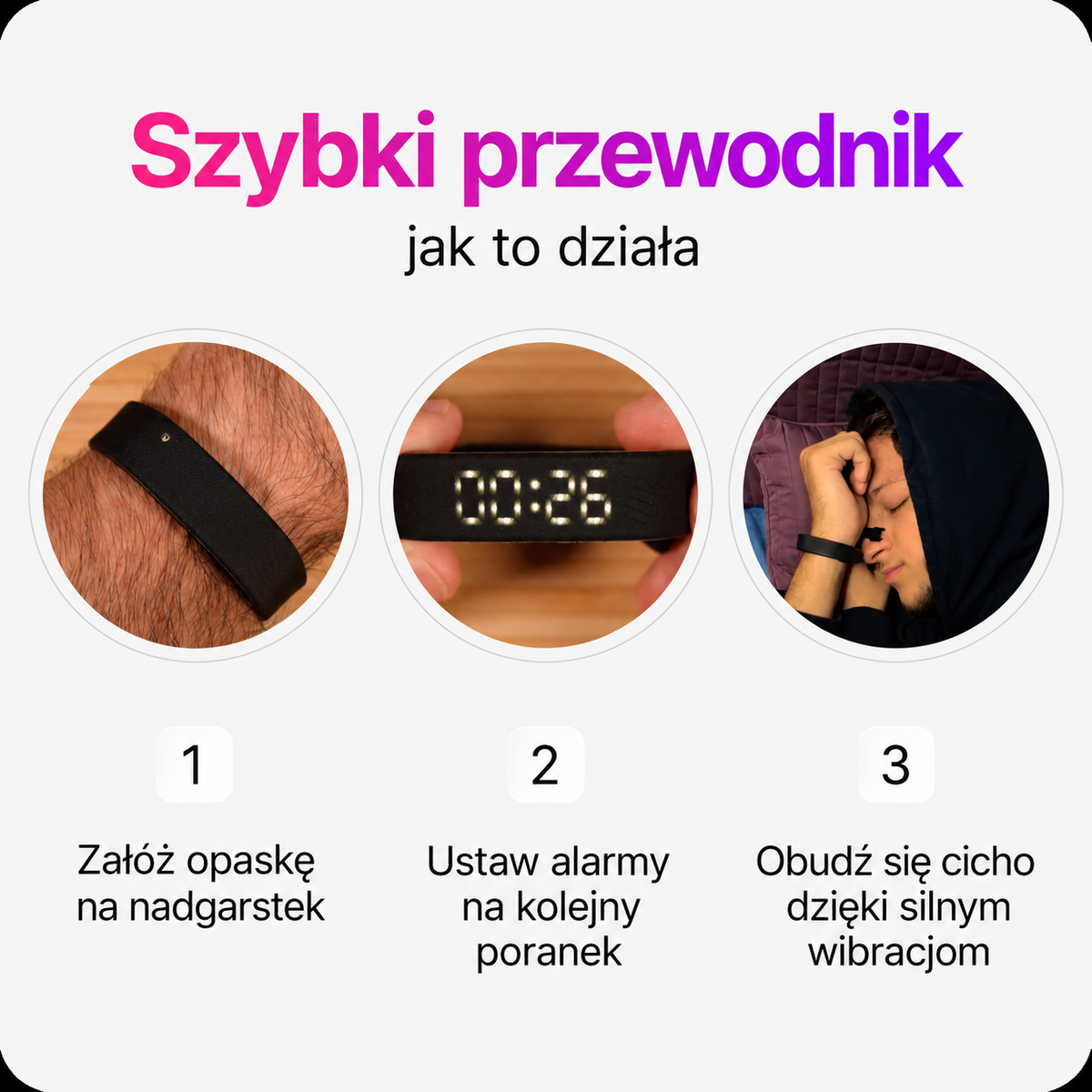 Onyx – Budzik wibracyjny
