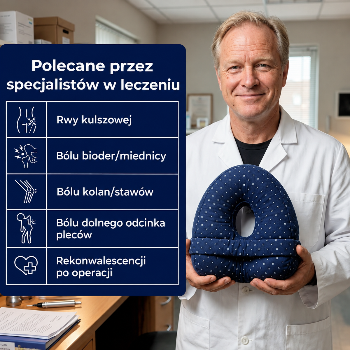Nordycki Knee – poduszka do prawidłowego ułożenia kolan