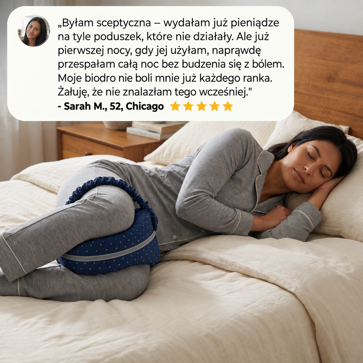 Nordycki Knee – poduszka do prawidłowego ułożenia kolan