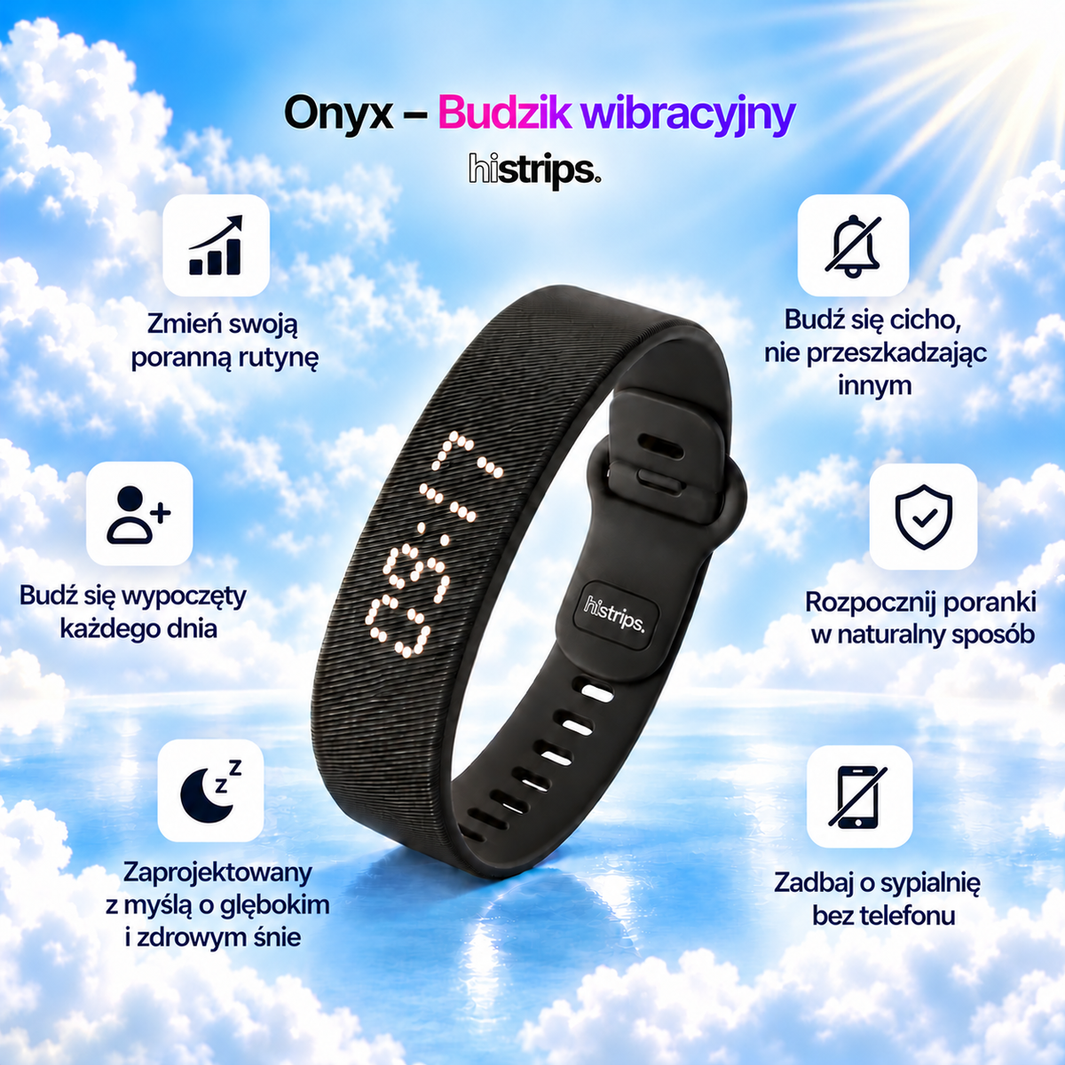 Onyx – Budzik wibracyjny