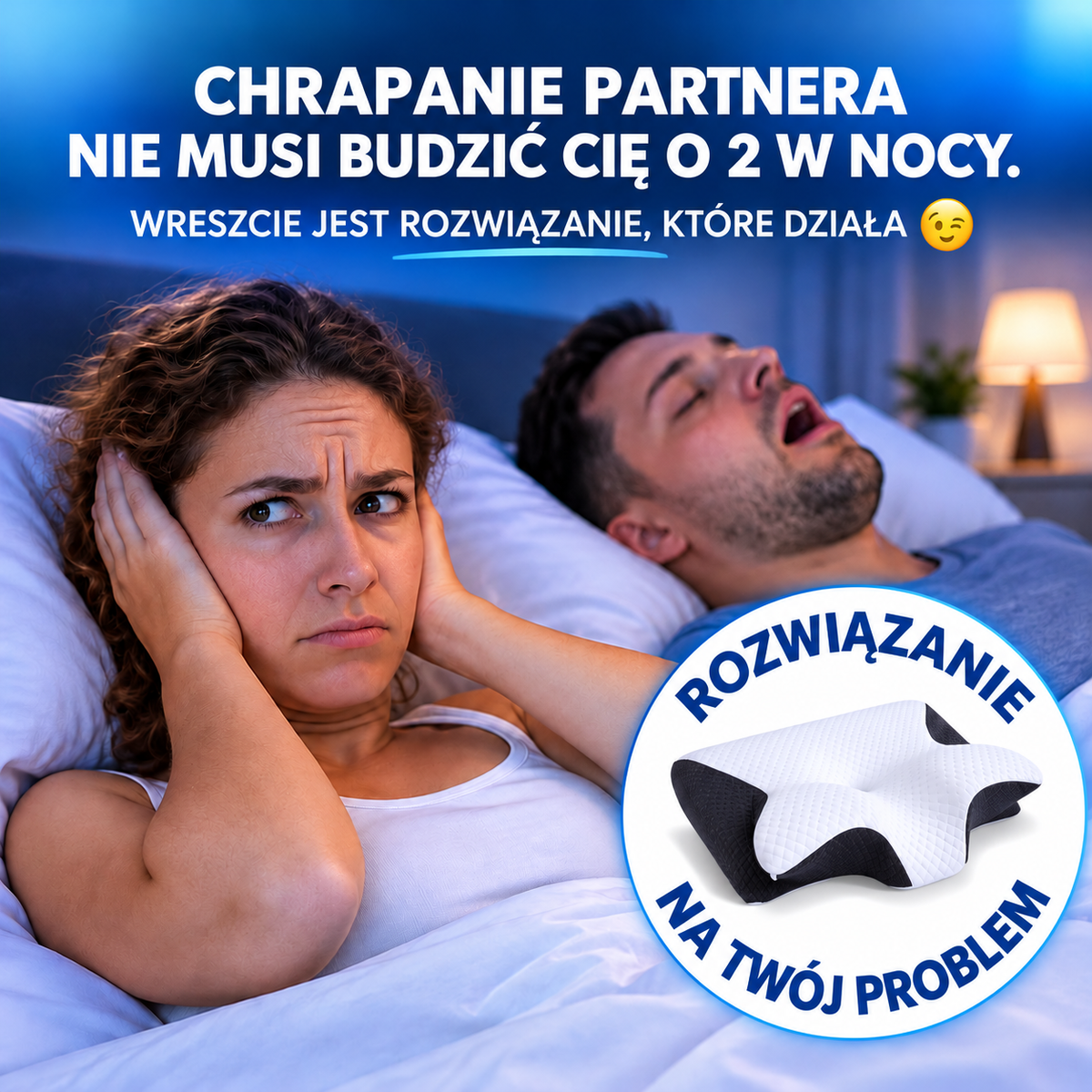 OrthoSleep™ – Ergonomiczna poduszka na szyję i lepszy sen