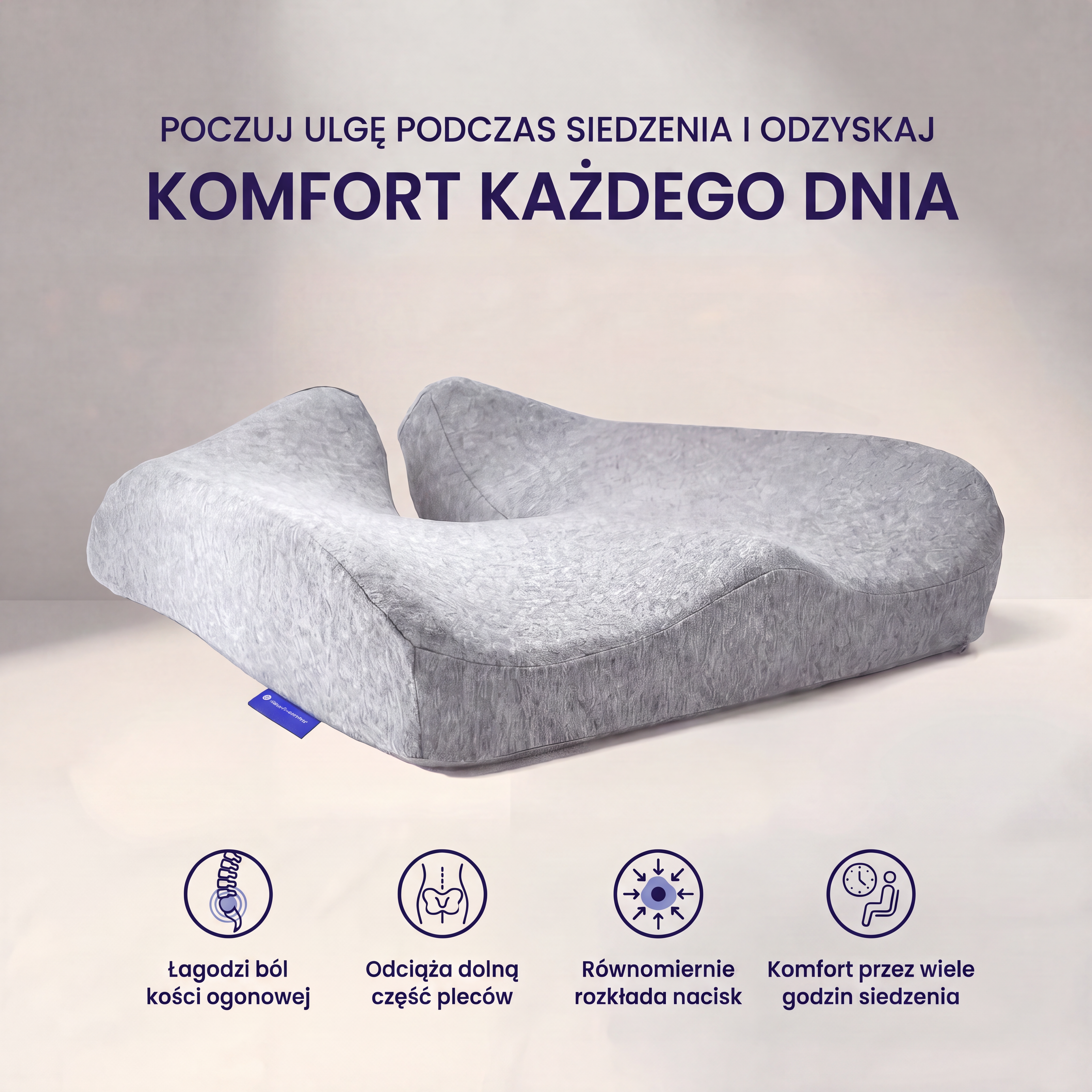 Ergonomiczna poduszka do siedzenia